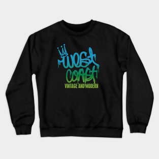 West Coast Vintage & Modern Crewneck Sweatshirt